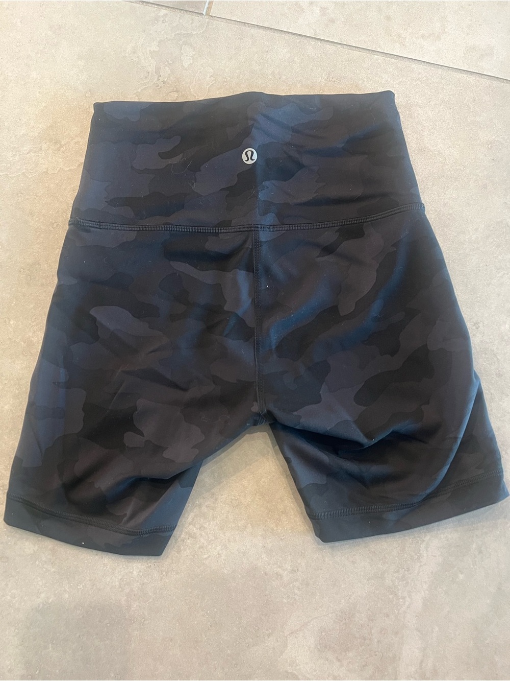 lululemon athletica Men's Black Camo High-Waist Athletic Shorts